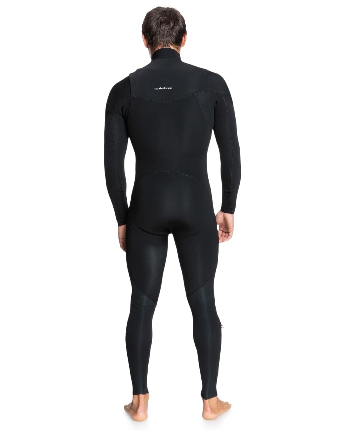 Quiksilver Traje de Neopreno para Hombre Everyday Sessions GBS de 4/3 mm con Cremallera en el Pecho, Color Negro, Capas térmicas de Calor cálido, fácil de Estirar