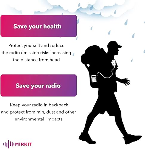 Miniatura 5 de MIRKIT Micrófono de altavoz resistente compatible con radio Motorola con pin M2 CLS1110, CP110, CP200, RDU4100, RMU2040, DLR1020. Micrófono de