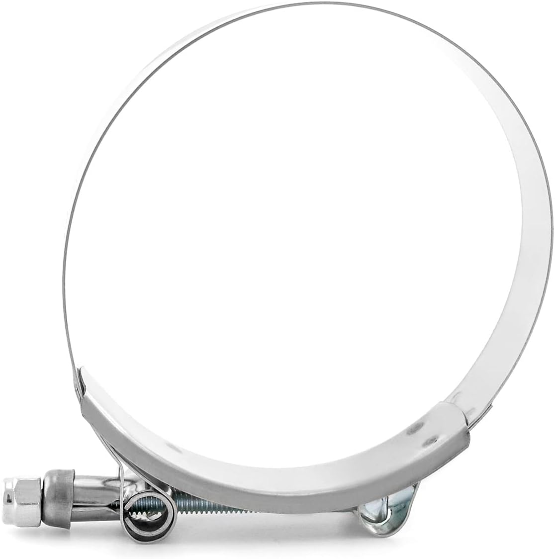 QWORK 3" T-Bolt Hose Clamp Stainless Steel, Working Range 83mm-91mm for 3" Hose ID, Turbo Intake Intercooler Clamp, 4 Pack