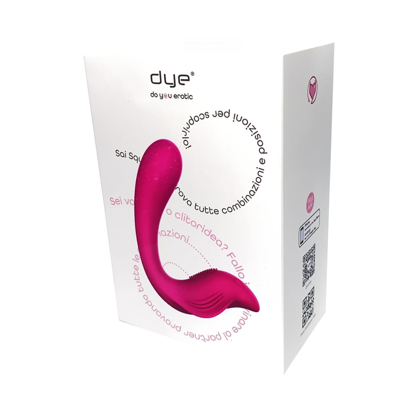 doyouerotic - Vibratore a U Clitoride e Punto G controlo remoto con App 9 Modalità Impermeabile Silenzioso in Silicone Morbido USB Ricaricabile Sex Toy Doppia Stimolazione per donna coppie