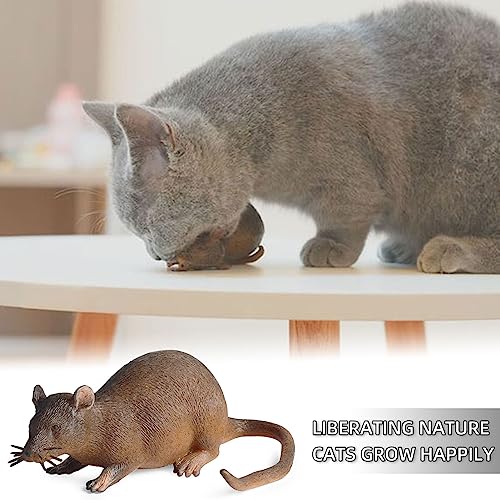 Realistic Mouse Stretchy Mice Toy High Simulation Fake Rat Mice Cat Toys Mouse Halloween Tricks Pranks Props Toy Mouse - Image 3