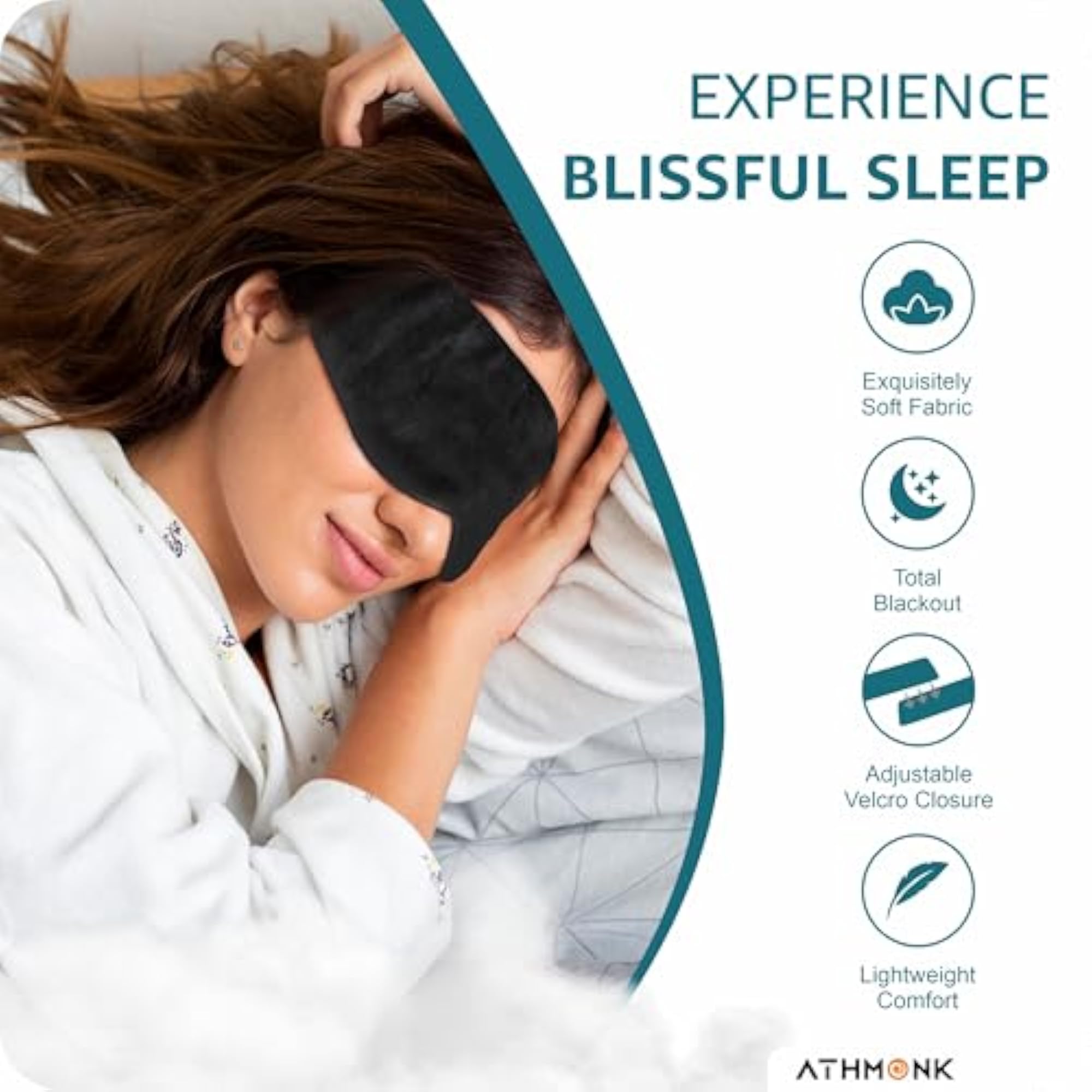 Luxury Velvet Extra-Wide Sleeping Eye Mask
