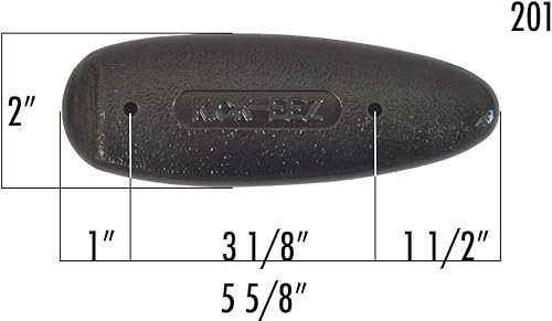 Vista 25 de KICK-EEZ® Sporting Clay - Almohadilla de retroceso para amolar para ajustar, almohadilla de contragolpe Sorbothane® para escopetas y rifles
