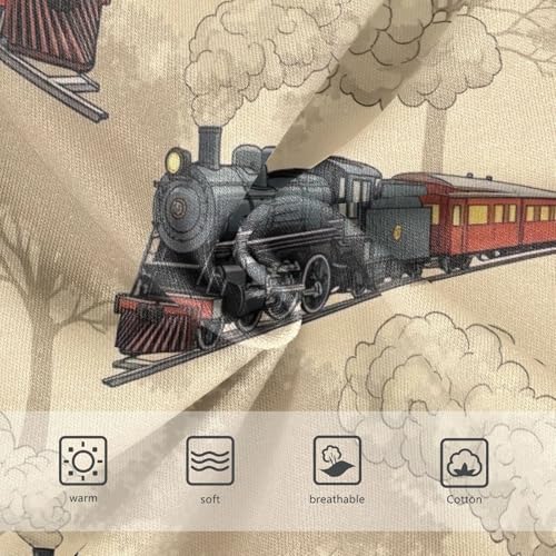 Vintage Steam Locomotives Toddler Underwear, Girls Briefs, 2T–8 Years3