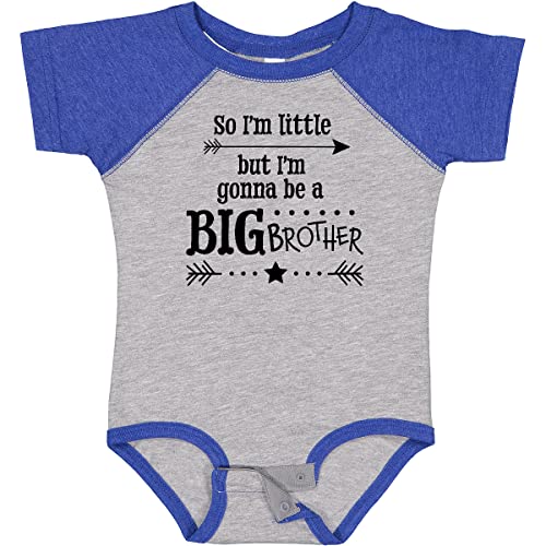 inktastic So I'm Little, But I'm Gonna To Be a Big Brother Baby Bodysuit
