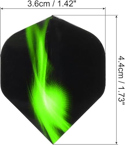 Miniatura 2 de PATIKIL Vuelos de dardos estándar extra gruesos, vuelos duraderos para un rendimiento mejorado