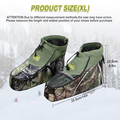 MYDAYS OUTDOOR Capas de bota isoladas, isolador de bota leve para caça, capa de manta de bota duráve