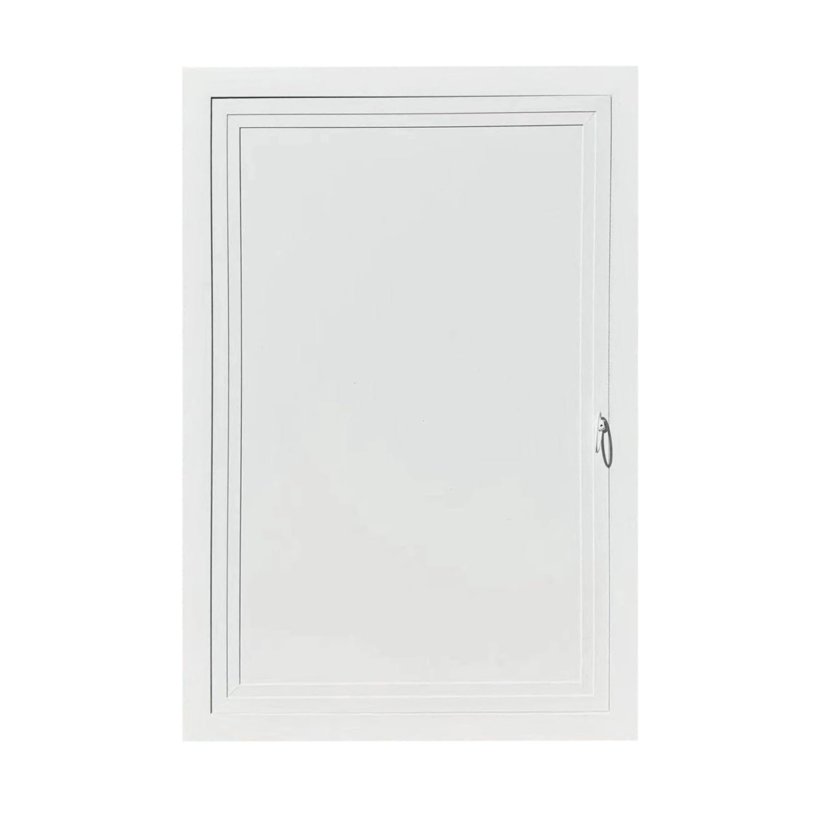 Lonmrrton One Color Metal Access Panel For Outdoor And Indoor Inspection Hatch Concealed Service Door, White Fuse Box Cover Cabinet For Drywall, Wall And Ceiling Electrical Plumbing(20X32in/51X81cm)