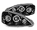 SPPC Projector Headlights Black (CCFL Halo) For Acura RSX - (Pair)