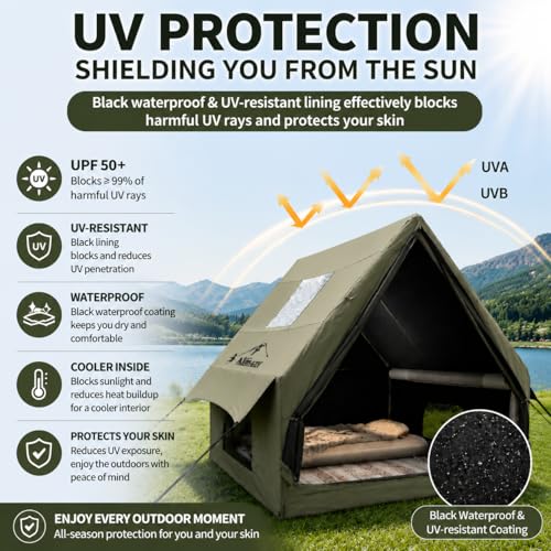 Carpa Inflable de Lujo NANJEEN para 1-2 Personas, 600D Oxford miniatura 5