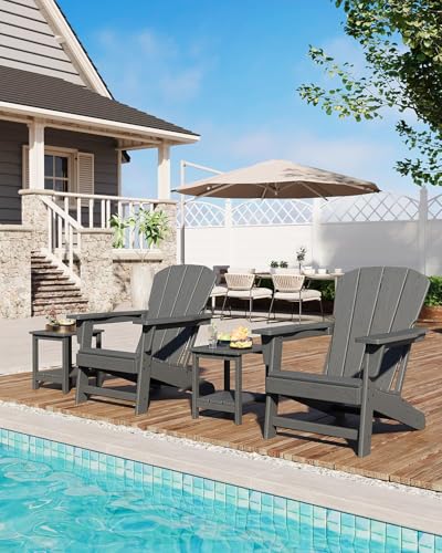 Chaise Adirondack résistante aux intempéries et empilable pour espace extérieur - 6