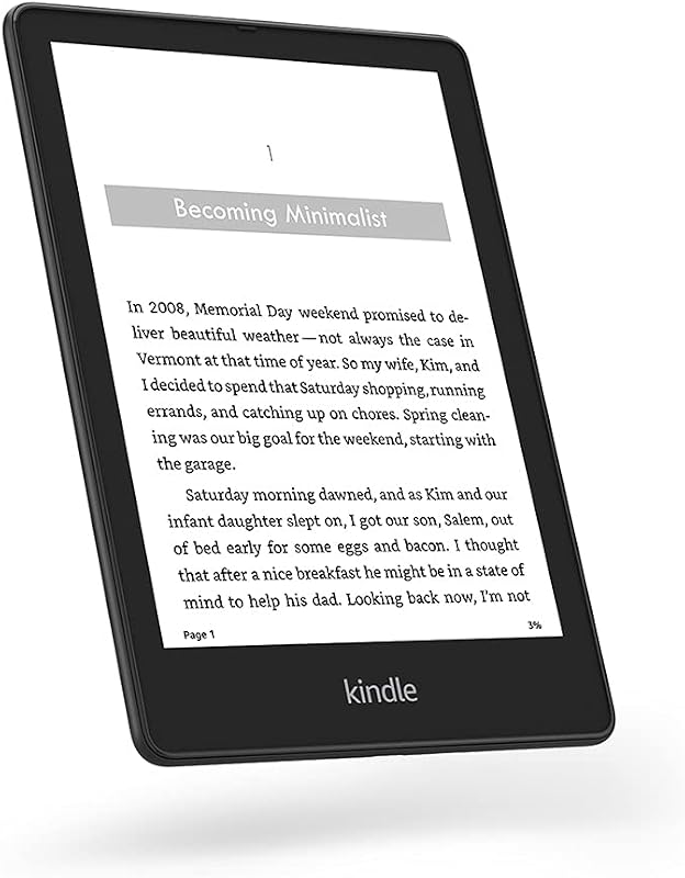 Amazon Kindle Paperwhite Signature Edition como nuevo (32 GB) | Con pantalla de 6,8", carga inalámbrica y luz frontal autoajustable – Con anuncios en pantalla de bloqueo | Negro