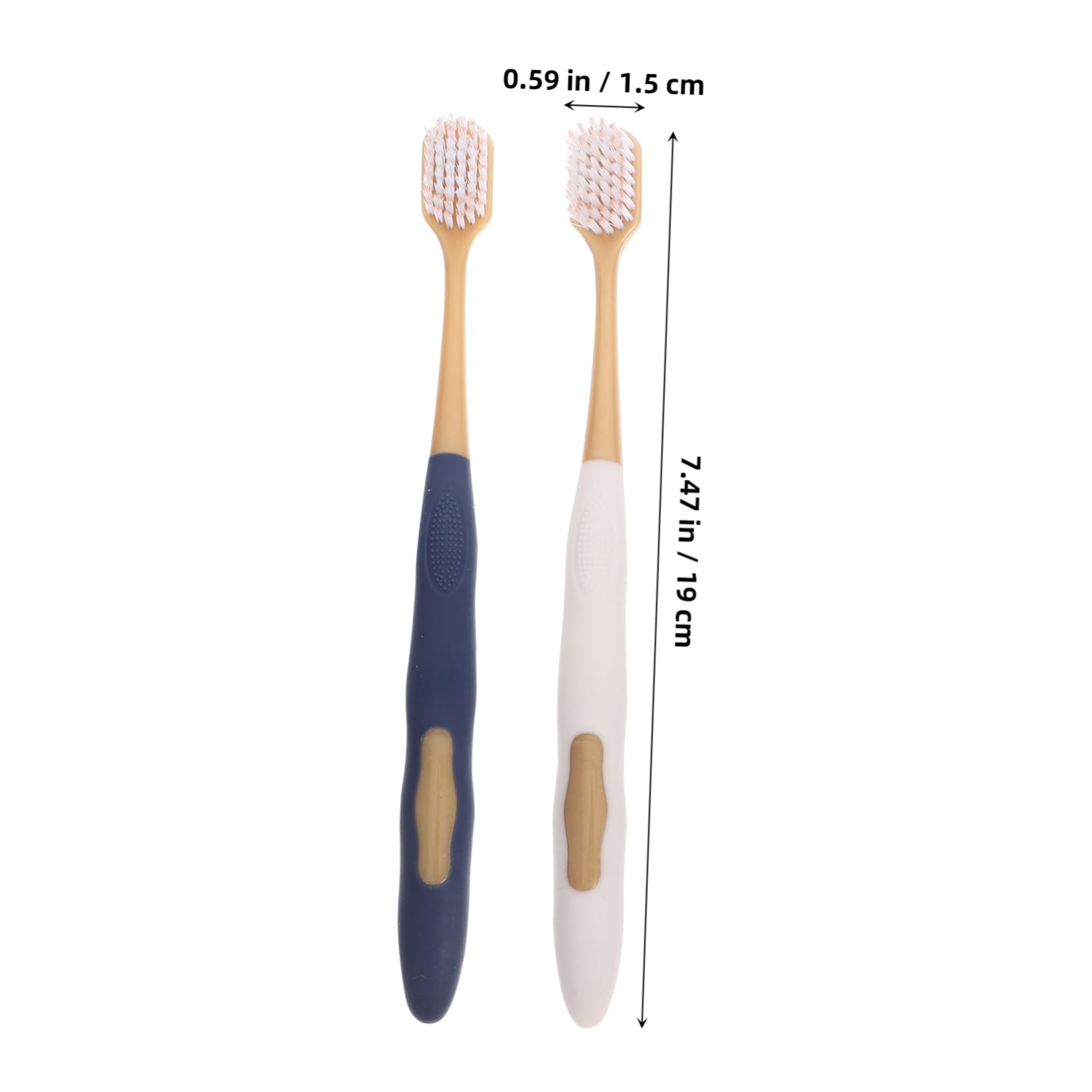 Cepillo Pbt 36 Piezas Dientes Manual Pp Tpr de Ancho