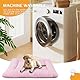 PET SPPTIES Hundebett Weiches und Warmes Matten Hundekissen Waschbarn kuschelig Umkehrbar Haustier Sofakissen PS085 (61X 41 cm, Rosa)