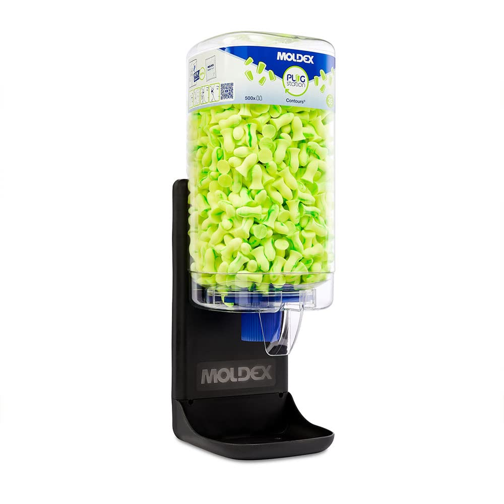Moldex 7450 Contours Lot de 500 Paires de Bouchons d’oreilles SNR 35dB en distributeur MoldexStation