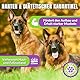 Naturbiss Hasenohren mit Fell für Hunde – 10 Stück - Barf Leckerli Hypoallergen Kausnack für Zahnpflege, Kaninchenohren 100% Natürlich - Welpen, Senioren – Trockenbarf für Hund