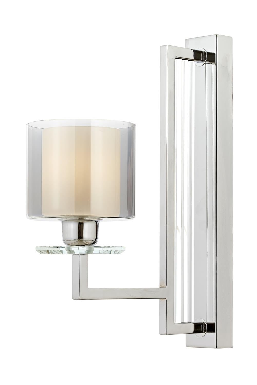 Avonni AP-60190-1K Krom Kaplama Aplik E27 Metal Kristal 15x32cm