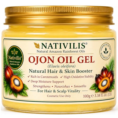Huile d'Ojon Nativilis gel anti-frisottis pour réparer et revitaliser les cheveux secs