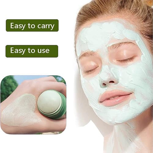 2-Packs Green Tea Mask Stick, Blackhead Remover, Face Cleanser Deep Facial Pore Cleansing, Removes Blackheads, Shrink Pores Poreless With Green Tea Extract Purifying Clay Mud, Dry Skin Face Moisturizing, Skin Care Oil Control For All Skin Types For Men And Women. #TOP4