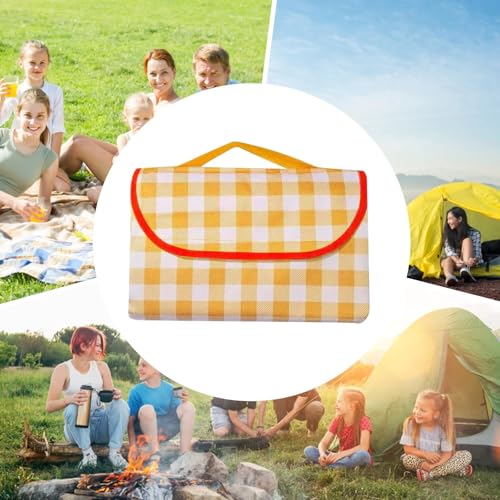Manta de picnic impermeable de tela Oxford gruesa y plegable para viajes al aire libre (150x200) 6