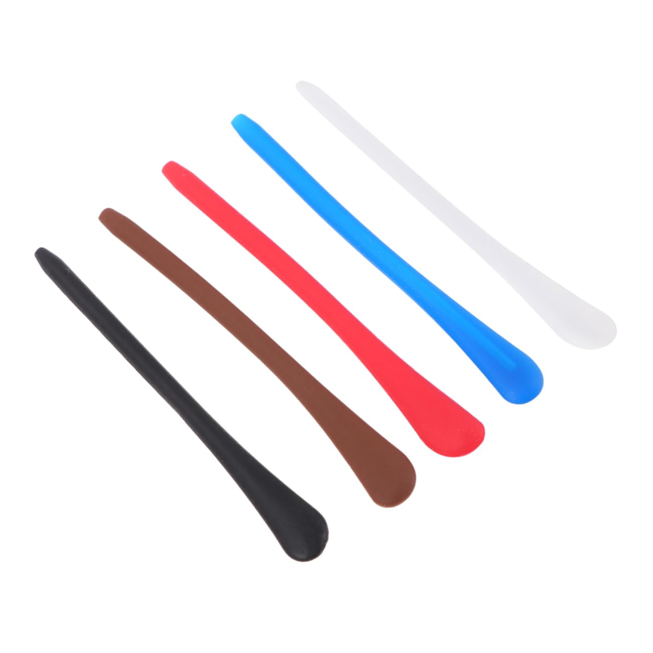 SEWOART 10 Pair Spectacle Frame Cover Glasses Leg Sleeve Replacement Glasses Temple Cover Anti-Slip Glasses Retainers Ear Pads for Glasses Eyeglass Legs Replacement Glasses Leg Cushion