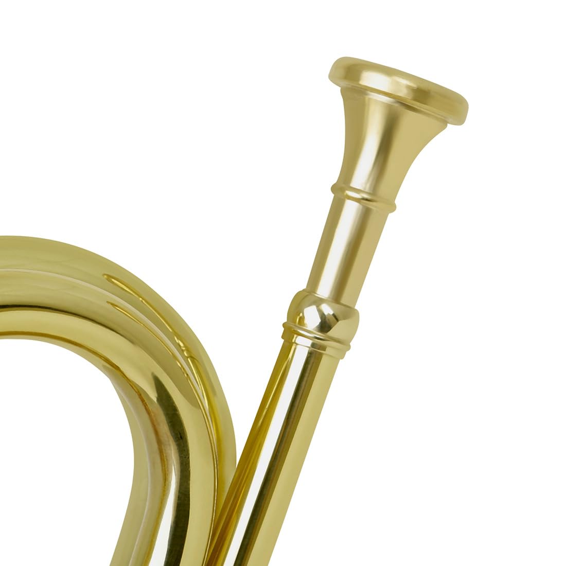 Trompeta ligera para estudiantes, instrumento musical fuerte y práctico para niños, adolescentes, banda escolar, corneta dorada
