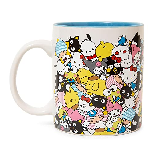 Silver Buffalo Sanrio Hello Kitty and Friends Ceramic Mug, White - Image 3