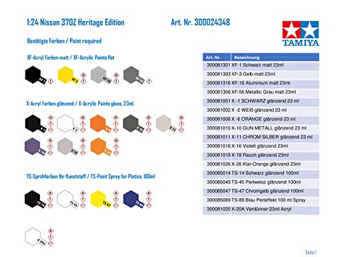 Kit Nissan Fairlady Z Heritage Edition 1/24 miniatura 5
