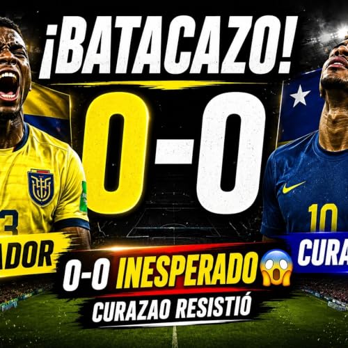 😱 &iexcl;SORPRESA TOTAL! Ecuador no pudo con Curazao y empat&oacute; 0-0 🇪🇨