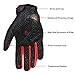 SCOYCO Men's Race Extreme Sports Outdoor Motorcycle Gloves(RED,XL