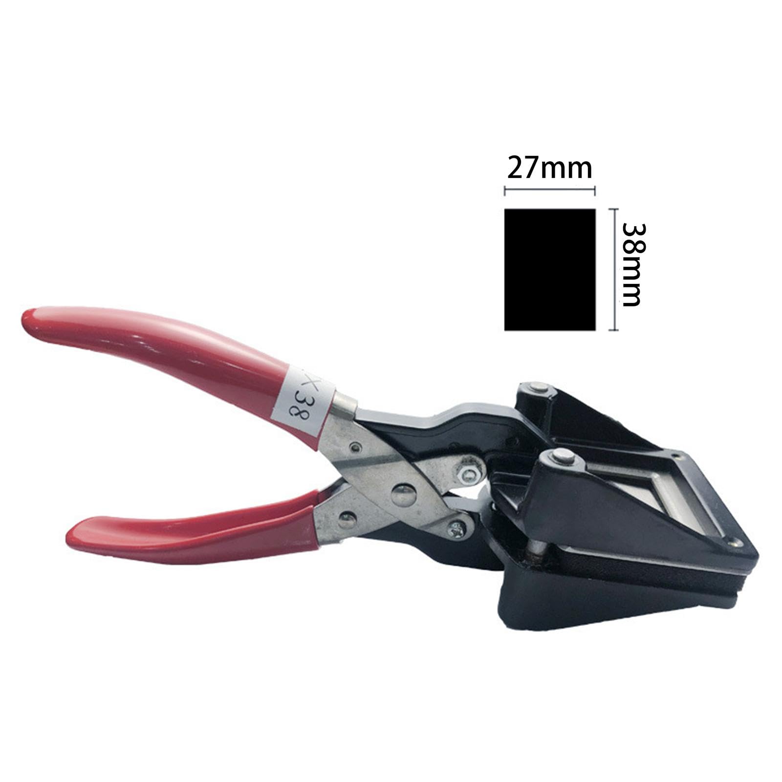 Cortadora de metal profesional 27×38 mm para tarjetas, oficina y manualidades