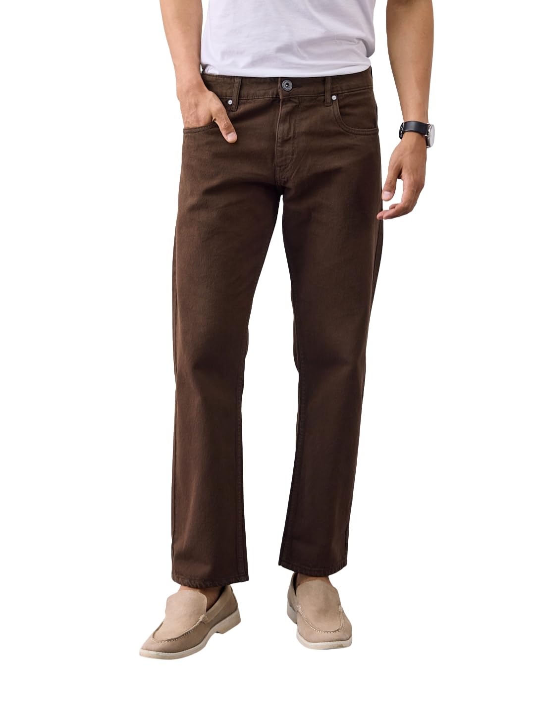 unstd Men Relaxed Fit Denim Jeans | Mid Rise Stretchable Casual Jeans for Men | Everyday Wear-picture-32