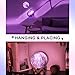 VanPokins LED Mirror Gradient Front and Backlit Eguled Moon Lamp inches LED Bathroom Mirror, Dimmable CRI>90, IP54 Enhanced Anti-Fog Bathroom Mirror with Lights