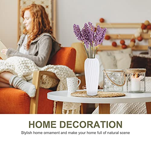 Ramo de 5 flores artificiales simulando trigo para decoración miniatura 6