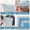 HPUK Decorative Throw Pillow Covers Set Of 4 - 18x18 Inch Navy Blue Linen-Look Cushion Covers For Sofa & Living Room - View #7