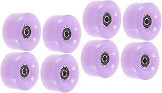 Sosoport 8 Pcs Roller Roller Skating Roller Skate Replacement Wheels Ice Skate Wheels Protective Hip Pads Shorts Outdoor Wheels for Roller Skates Kids Suits Outdoor Accessories Pu Child