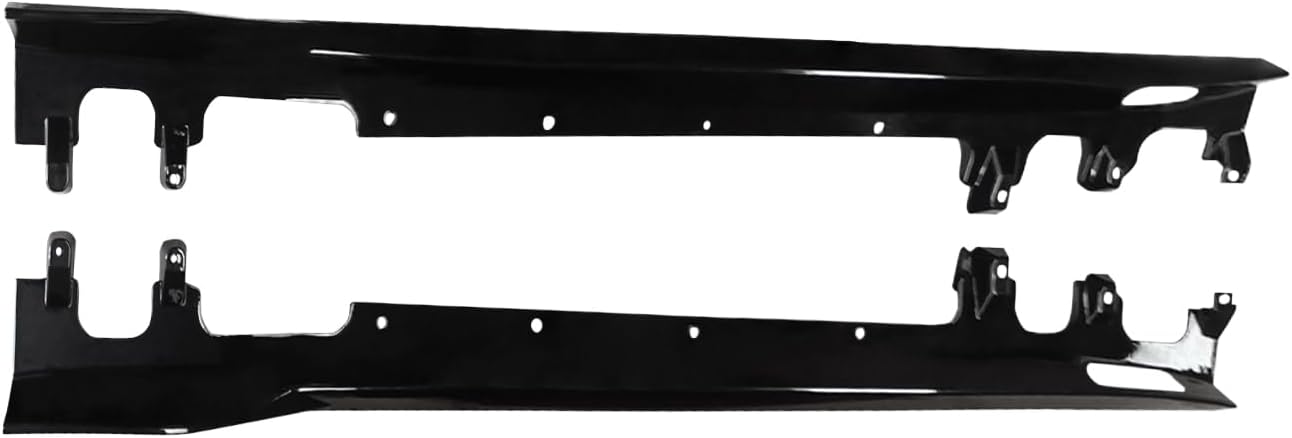 NINTE Side Skirts for 2019-2025 BMW G05 X5 M Sport ABS Gloss Black Painted Side Extension Bottom Line Full Length