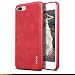 iPhone 7 Plus Case, iPhone 8 Plus Case, X-Level Premium PU Leather Case [Vintage Series] Slim Fit Lightweight Soft Back Protective Cover for iPhone 7 Plus(2016)/iPhone 8 Plus(2017) 5.5'' (Red)