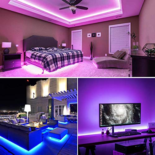 Entiqi Led Strip Lights Battery Powered, 6.5Ft/2M Rgb Led Light Strip Smd5050 60 Leds Rope Lights Color Changing Flexible Led Strip Kit For Home Bedroom Diy Party Indoor Outdoor #TOP4