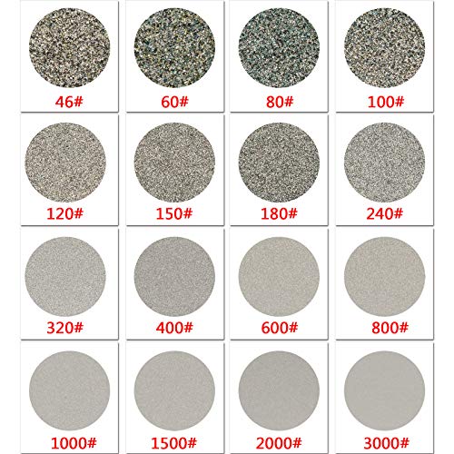 Image of 6 inch inch 150 mm Grit 1200 Diamond Grinding Disc Abrasive Wheel Coated Flat Lap Disk Jewelry Tools for Gemstone Glass Rock Ceramics