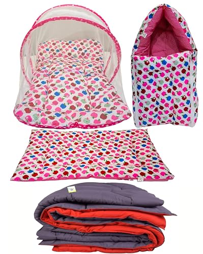 Image of Toddylon Baby Essentials Combo Set 4 in 1 Combo Pack Kit for Boys & Girls Hospital Bag 0-6 Months (Multicolor)