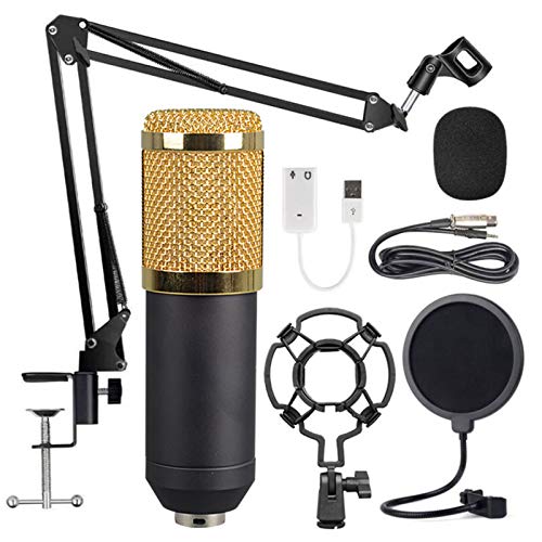 マイク MicroFone BM 800 StudioマイクロフォンProfessional Microfone BM800コンデンサーサウンドレコーディングマイク用コンピュータ マイクス Amazon.co.jp: コンデンサーマイクバンドル BM-800 マイクセット