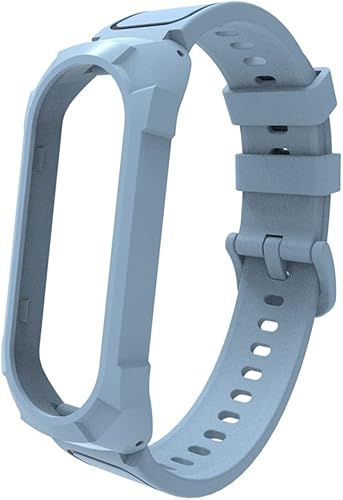 Bandas de repuesto compatibles con Xiaomi Mi Band 6 BandXiaomi Mi Band 5 BandAmazfit Band 5 Band, pulseras de silicona suave, correa de muñeca