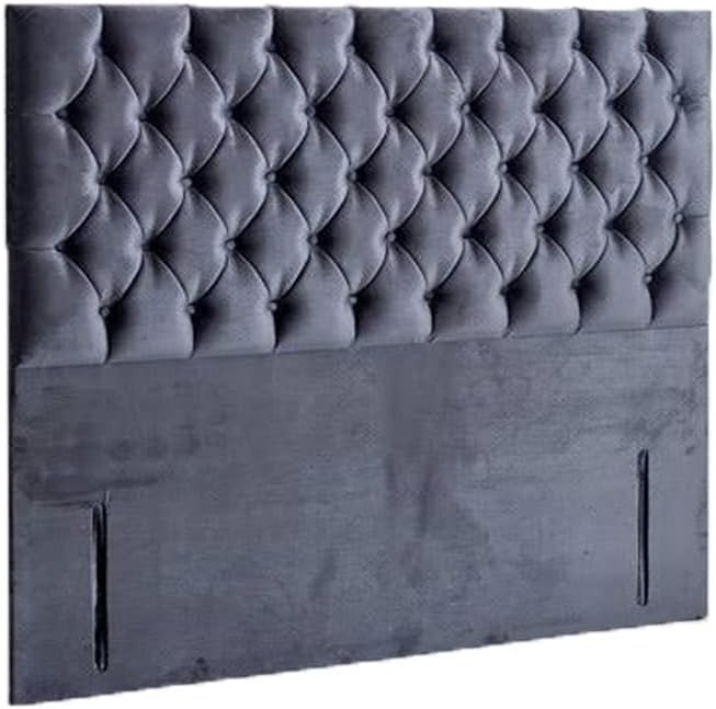 bbeds & bolts furniture Luxury Chesterfield Floor Standing Headboard Plush Velvet Headboards for