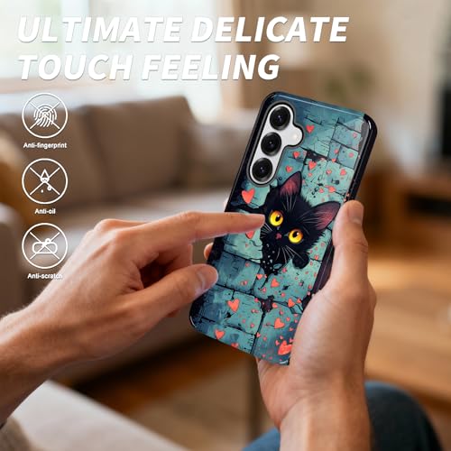 Coque Galaxy S26 Plus évite les chutes avec sa texture chat - 4