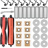 xiaomi 5 in 1 smart home security kit Compatibilité parfaite : ces accessoires pour aspirateur Xiaomi 5 Pro/OV21GL, veuillez vérifier votre modèle de machine avant d'acheter. Les pièces de rechange incluent 1 brosse principale, 1 brosse en caoutchouc, 8 brosses latérales, 8 filtres HEPA, 8 sacs à poussière, 8 chiffons et 2 outils de nettoyage.