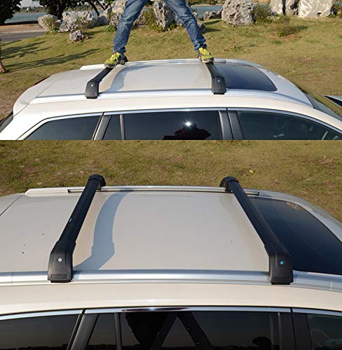 Image of Upgraded Lockable Cargo Racks for Mini Clubman 2016-2023 Roof Rack Cross Bars Rail Luggage Carrier Accessories