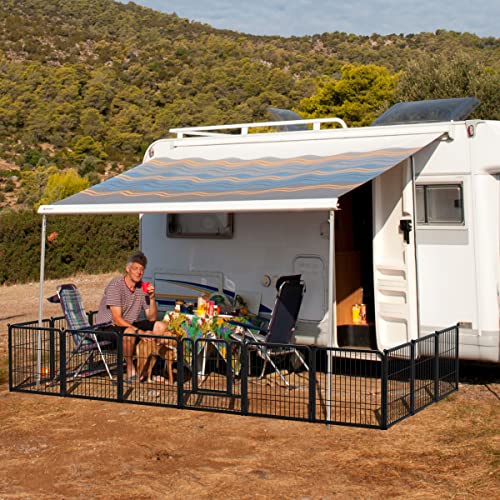 Fxw 8 Panels 24-Inch-High Dog Playpen With 20 Pieces Floor Protectors #TOP1