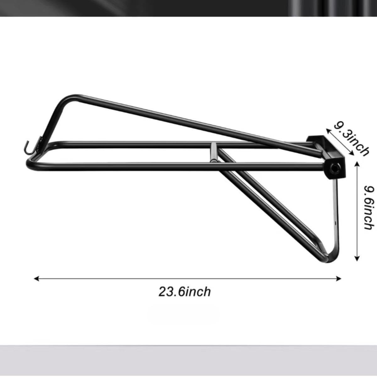 Fenteer Soporte Plegable para Silla de Montar, Soporte para Silla de Montar, Estante de Almacenamiento montado en la Pared para Sala de Tachuelas