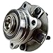 TRQ Front Wheel Bearing & Hub Assembly with ABS Sensor Compatible with 2003-2007 Infiniti G35 2003-2009 Nissan 350Z